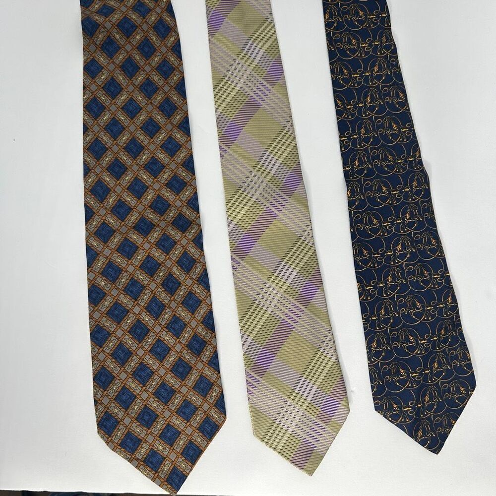 Valentino/ ETRO/ FERRAGAMO Men’s Luxury Silk Tie Bundle